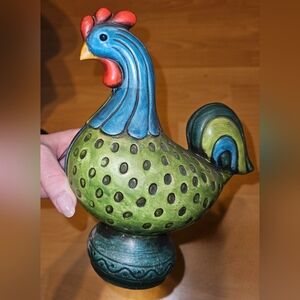 Vtg Ardco Ceramic Rooster Japan Figurine